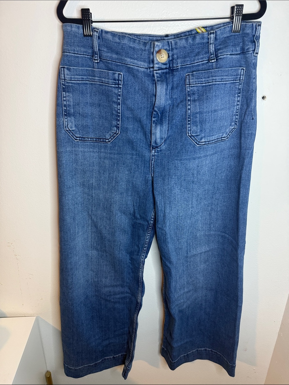 Maeve Medium Indigo Flare Jeans